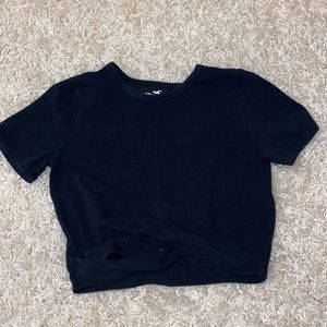 Hollister Black Crop Top